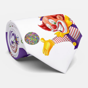 Männer-Designer-Krawatte-Clown Krawatte