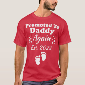 Männer, die 2022 erneut zu Papa befördert wurden S T-Shirt