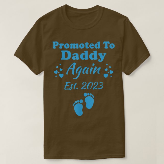 Männer, die 2023 erneut zum Papa-Schwangerschaftsj T-Shirt (Design vorne)