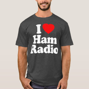 Männer, die Amateurfunk lieben, Herz-Souvenir Lust T-Shirt