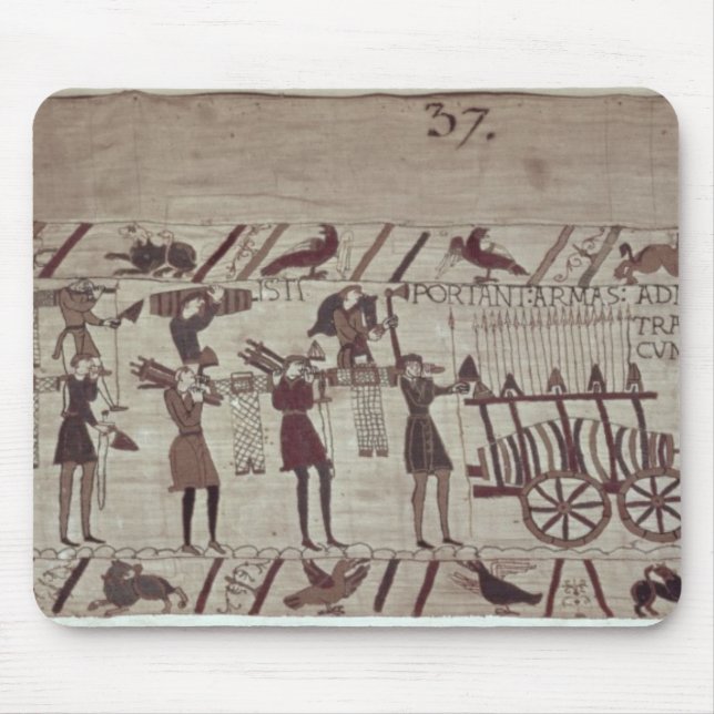 Männer, die Arme zu den Schiffen tragen und a Mousepad (Vorne)