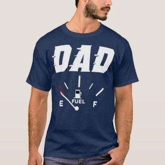 Männer, die auf leerem neuem Dad rennen T-Shirt