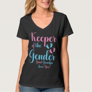 Männer, die das Geschlecht bewahren, das Sie für e T-Shirt