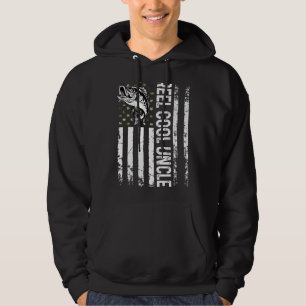 Männer, die die Flagge der USA fischen, sind für D Hoodie