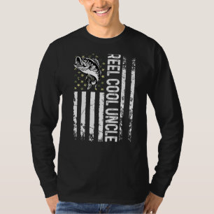 Männer, die die Flagge der USA fischen, sind für D T-Shirt