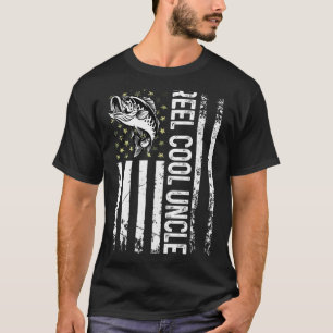 Männer, die die Flagge der USA fischen, sind für D T-Shirt