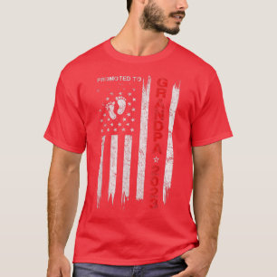 Männer, die für Opa 2023 beworben werden Erste pat T-Shirt