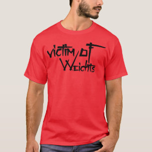 MÄNNER, DIE GEGENÜBER DER GYM-Fitness OPFEN T-Shirt