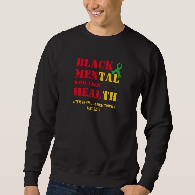 MÄNNER, DIE GESUNDHEIT SPRECHEN, Mental Health Sweatshirt (Vorderseite)