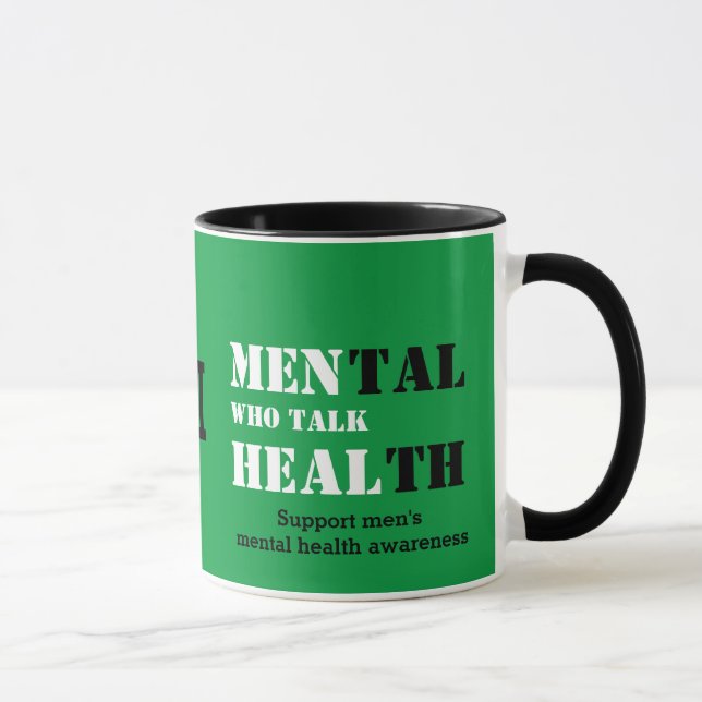 MÄNNER, DIE GESUNDHEITLICHE MENTSPHASE SPRECHEN TASSE (Rechts)