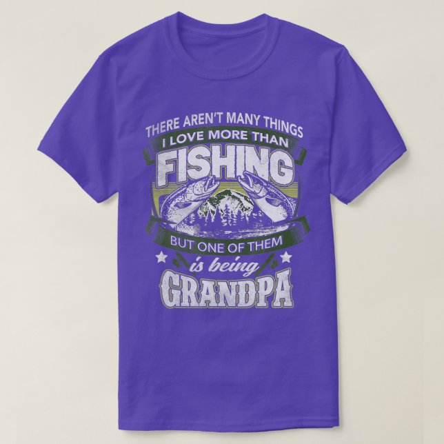 Männer, die Großmutter Cool Großmutter (1) fischen T-Shirt (Design vorne)