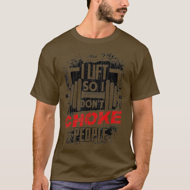 Männer, die ich aufhebe, damit ich nicht Menschen  T-Shirt (Vorderseite)