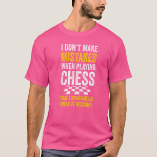 Männer, die ich beim Schachkreuzen nicht falsch ma T-Shirt