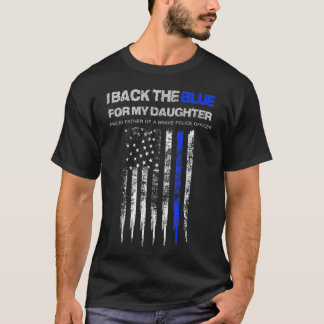 Männer, die ich das Blau für meine Tochter unterst T-Shirt