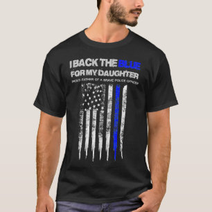 Männer, die ich das Blau für meine Tochter unterst T-Shirt