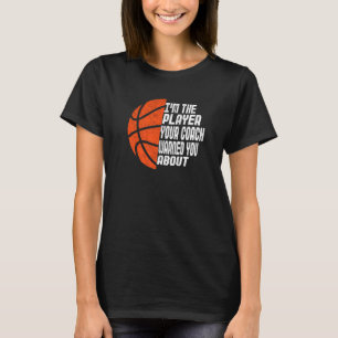 Männer, die ich der Spieler bin, den Ihr Coach Sie T-Shirt