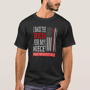 Männer, die ich die Rote für die Feuerwehr meines  T-Shirt