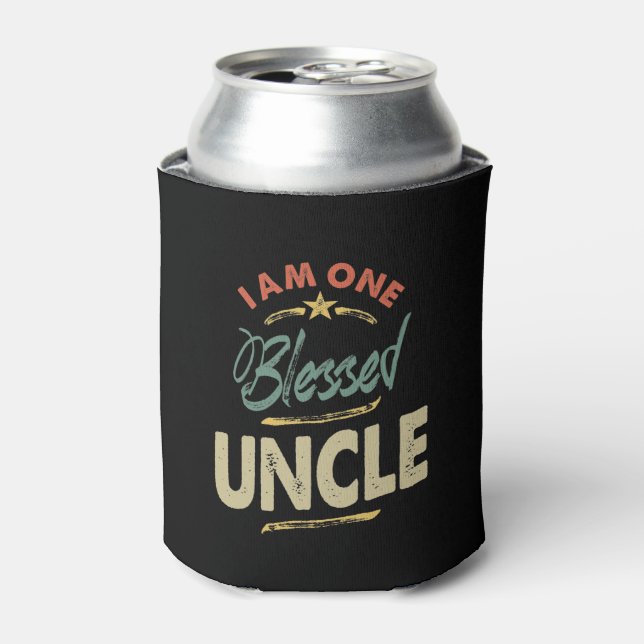 Männer, die ich ein gesegnetes Onkel-Geschenk bin Dosenkühler (Kanne Vorderseite)