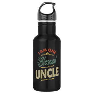 Männer, die ich ein gesegnetes Onkel-Geschenk bin Edelstahlflasche