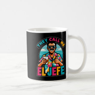 Männer, die ich El Jefe nennen, den Boss in spanis Kaffeetasse