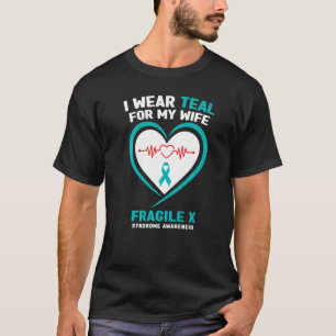 Männer, die ich für meine Ehefrau Aquamarin trage T-Shirt