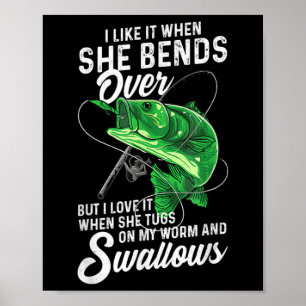 Männer, die ich mag, wenn sie über die Geschenke d Poster