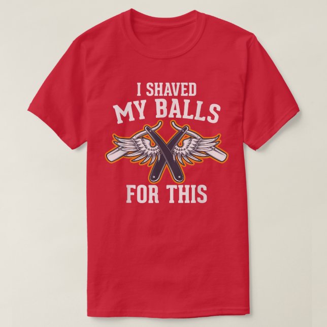 Männer, die ich mir die Bälle für diese Bachelor P T-Shirt (Design vorne)
