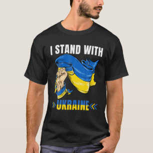 Männer, die ich mit ukrainischer Unterstützung der T-Shirt