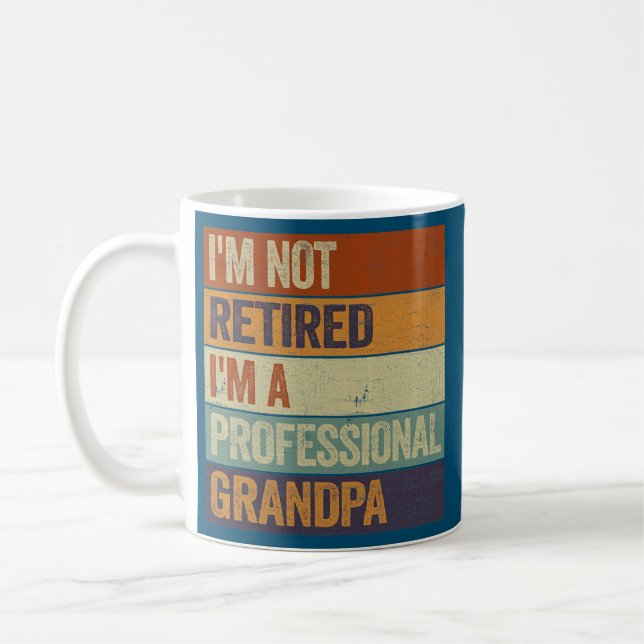 Männer, die ich nicht müde bin, ich bin ein Berufl Kaffeetasse (Links)