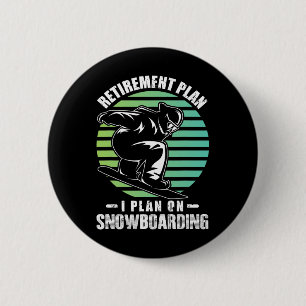Männer, die ich planen Snowboarden Shirt Rasen Sno Button