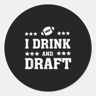 Männer, die ich trinke, und den Entwurf Fantasyfuß Runder Aufkleber