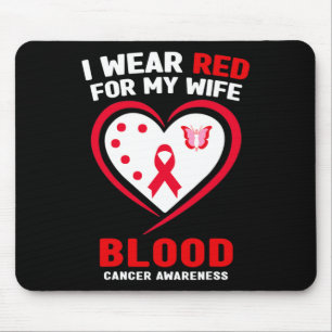 Männer, die ich wegen meiner Ehefrau Rot trage Mousepad