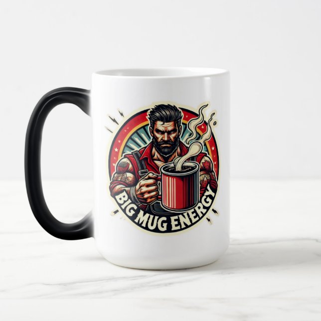 Männer, die Kaffee Liebe Verwandlungstasse (Links)