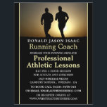 Männer, die rennen, Athletik lernen Werbe-Flyer Flyer<br><div class="desc">Herren,  die laufen,  Athletik lernen Werbe-Flyer durch den Business Card Store.</div>