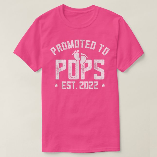 Männer, die seit Anfang 2022 für Pop befördert wer T-Shirt (Design vorne)