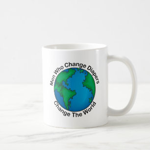 Männer, die Windeln ändern, ändern die Welt Kaffeetasse