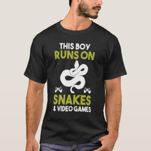 Männer dieser Junge läuft auf Schlangen und Videos T-Shirt