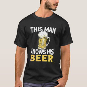 Männer Dieser Mann kennt seine Bierbrauerei IPA Ku T-Shirt