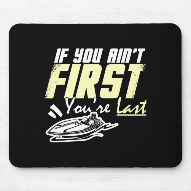 Männer Drag-Boat-Rennen Speedboot Motorboot Drag Mousepad (Vorne)