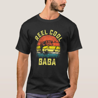 Männer echt cool Baba Fisch Angeln Vatertag T-Shirt