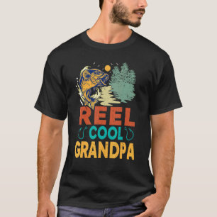 Männer echt cooler Opa Angeldesign Lustiger Vatert T-Shirt