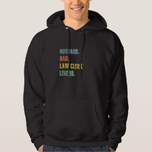 Männer Ehemann Vater Rechtsanwaltsgehilfe Legende Hoodie