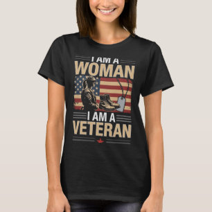 Männer Eine Frau Veteran USA Amerikanisch Patrioti T-Shirt