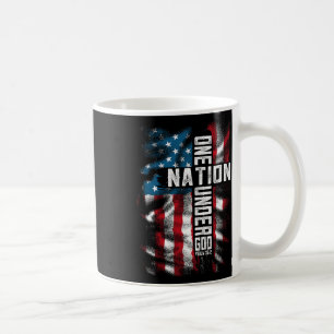 Männer Eins National Unter Gott 4. Juli Männer Fra Kaffeetasse