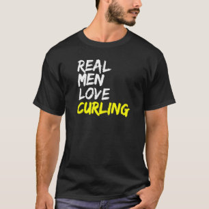 Männer Eisstocksport Herren Curling Team Männer Li T-Shirt