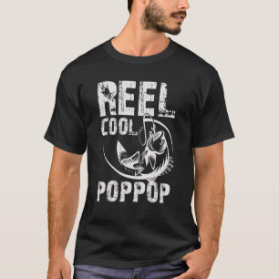Männer Enkelkinder Fisch Leben Rolle Cool Opa Opa T-Shirt