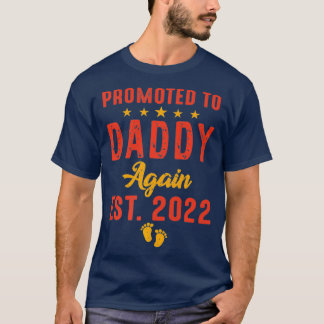 Männer erneut zum Papa befördert 2022 Lustig bald T-Shirt