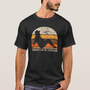 Männer Erntedank mein Magengeschmack ist flaches e T-Shirt