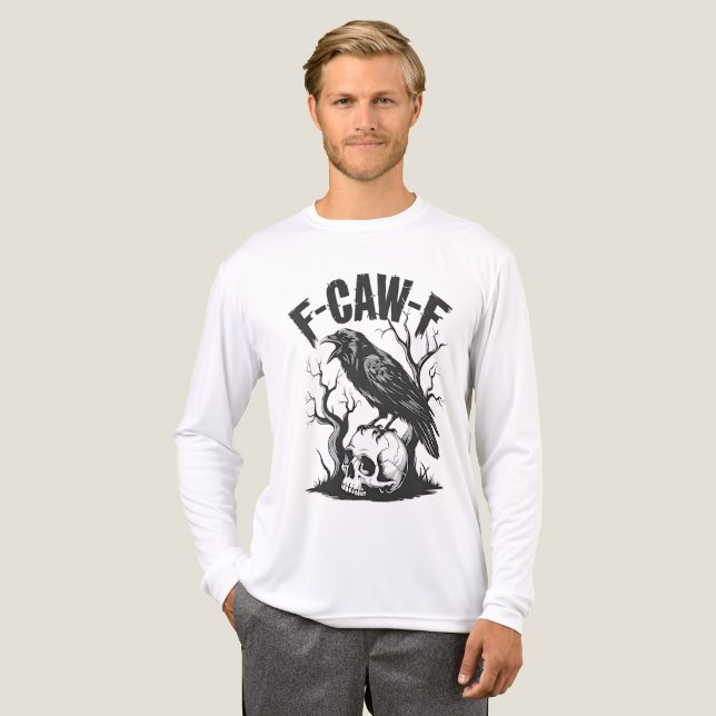 Männer F CAW F halloween Tri-Blend Shirt (Vorderseite komplett)