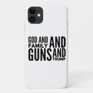 Männer, Familie und Waffen und Trump für Patriot Case-Mate iPhone Hülle